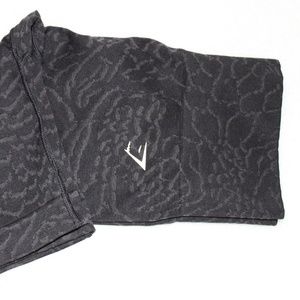 Gymshark Adapt Animal Seamless Cycling Shorts - Black Medium